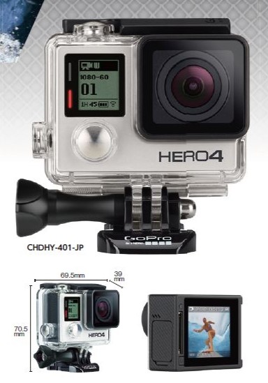 GoPro HERO4 Silver ウェアラブルカメラ CHDHY-401-JP