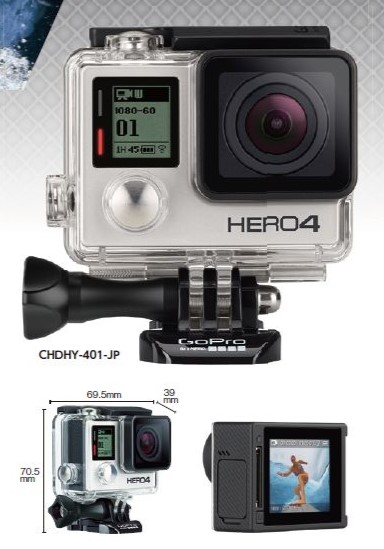 GoPro HERO4 Silver EFAuJ CHDHY-401-JP